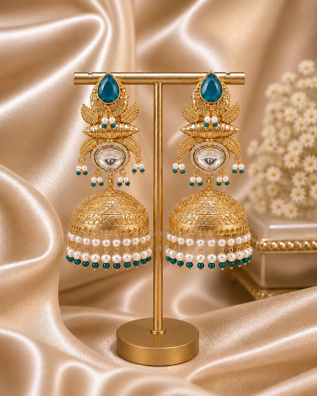 Royal Noor Jhumka Earrings