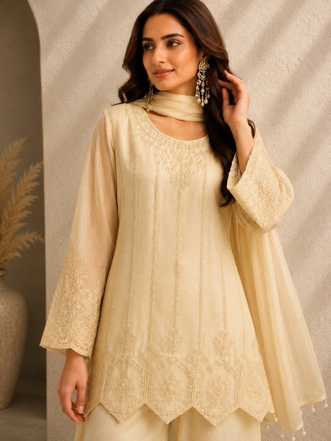 Cream Pearl Elegance Set
