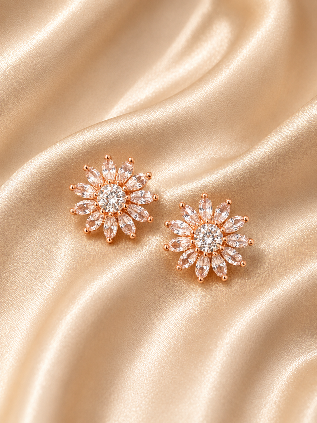 Rose Gold Earrings