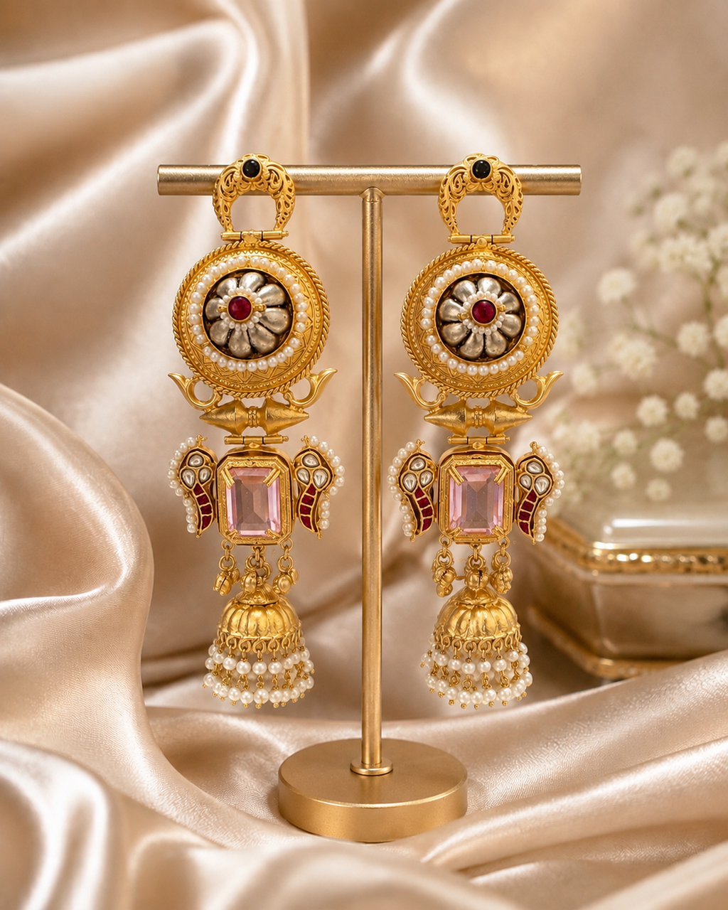 Gulnaar Premium Kashmiri Earrings