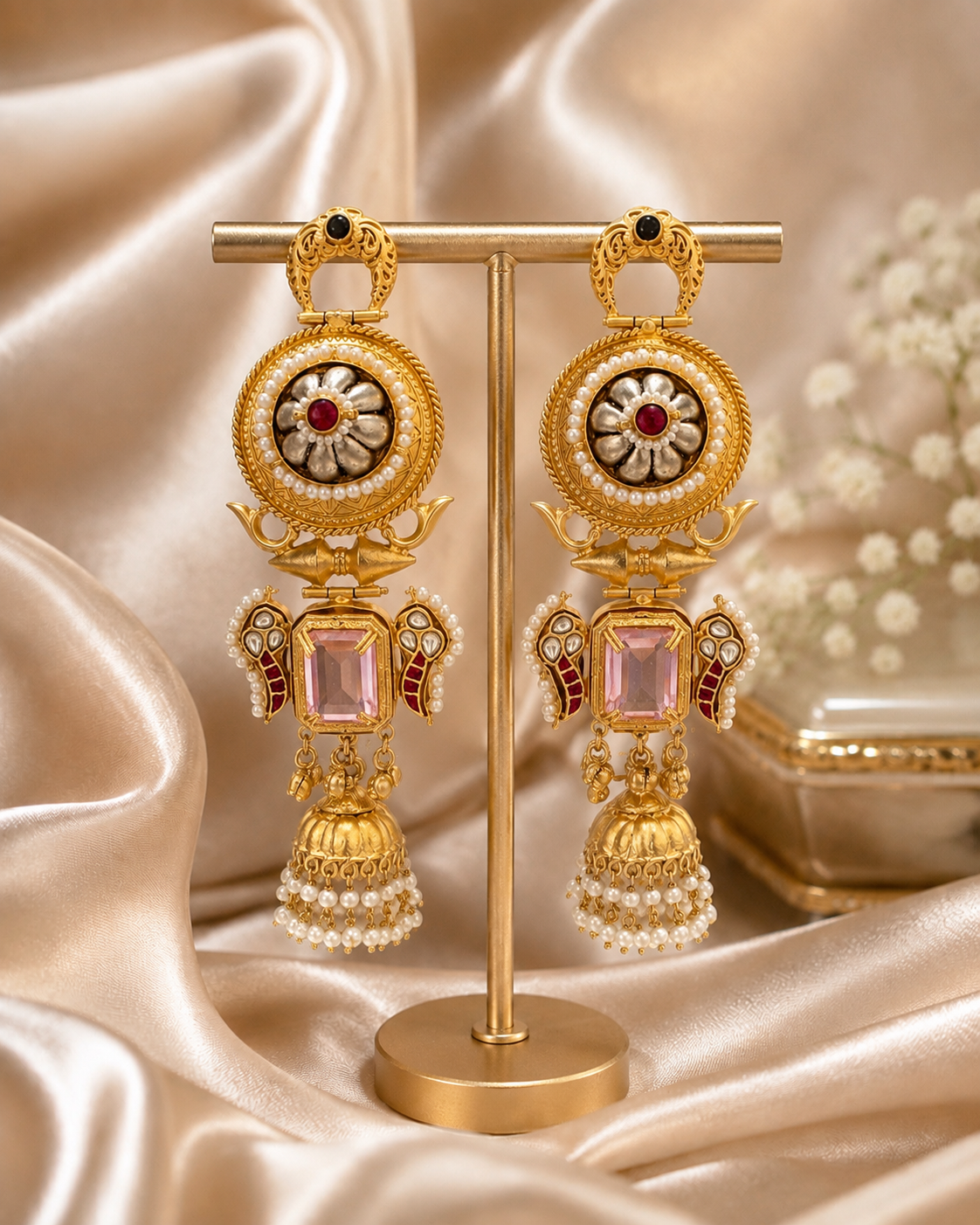 Gulnaar Premium Kashmiri Earrings