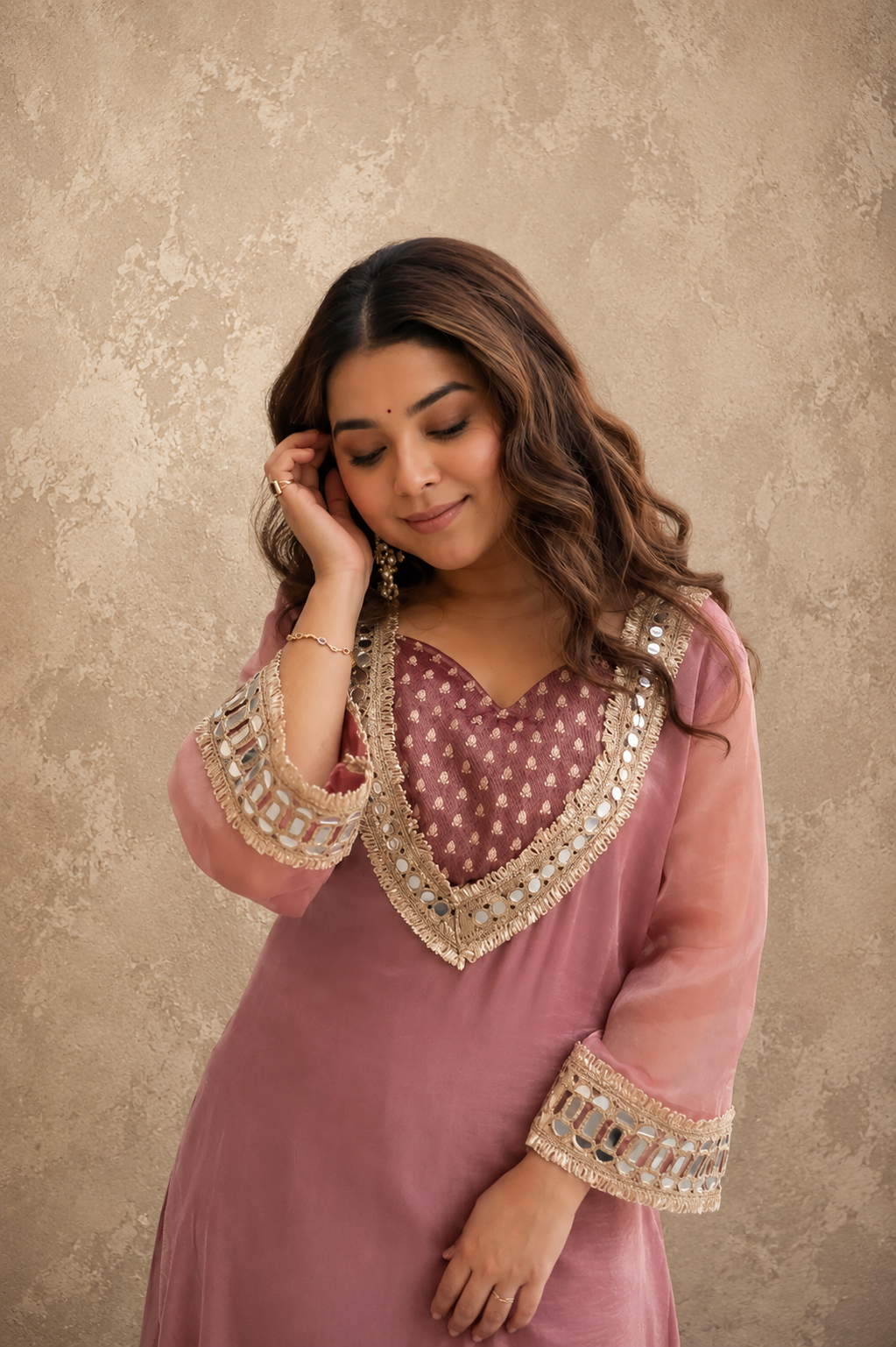 Salsa Mirror Work Co-ord Set