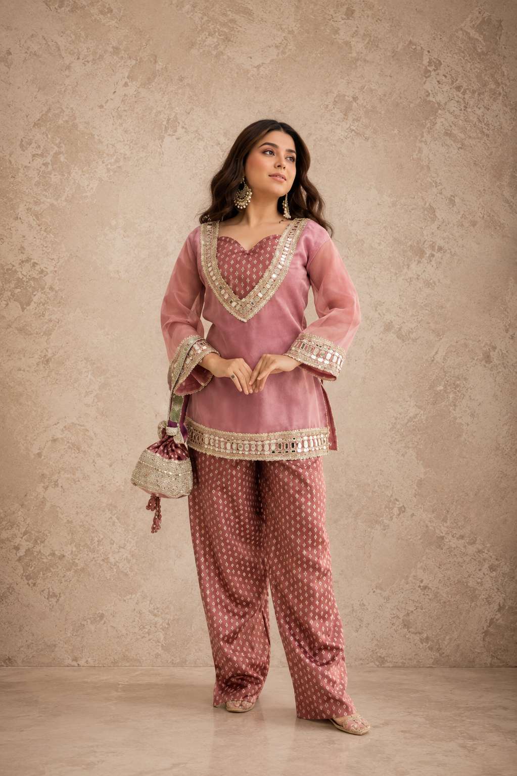 Salsa Mirror Work Co-ord Set