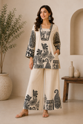 Ivory Printed Co-ord Set