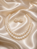 Classic Pearl Necklace Set