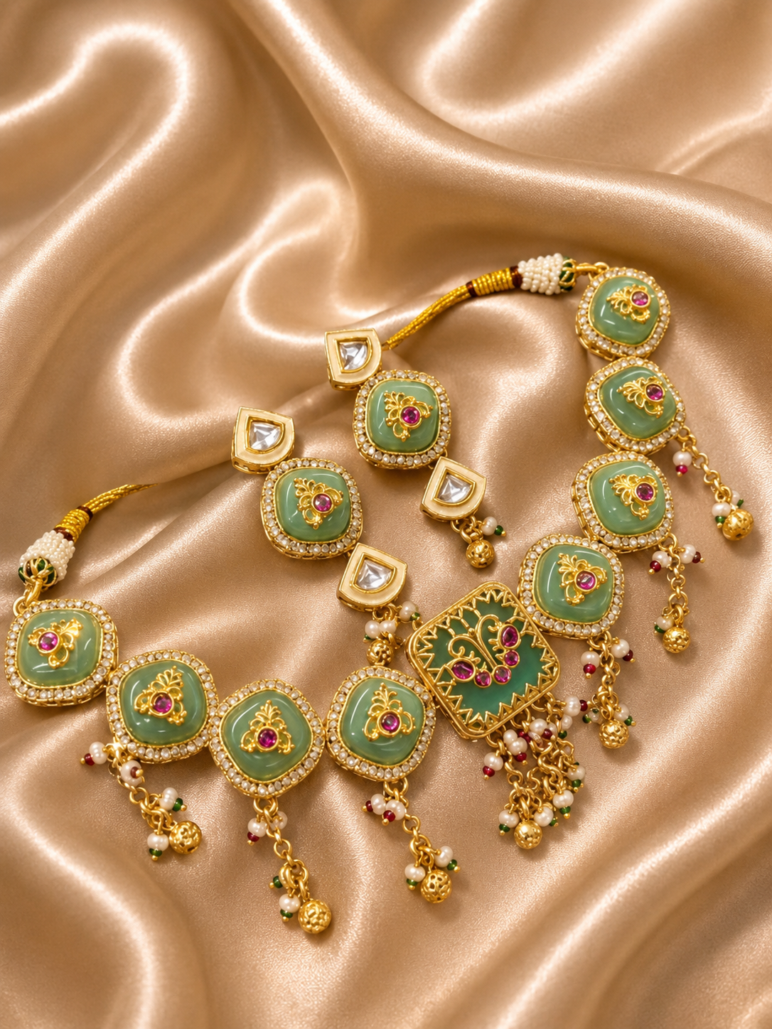 Mint Heritage Necklace Set