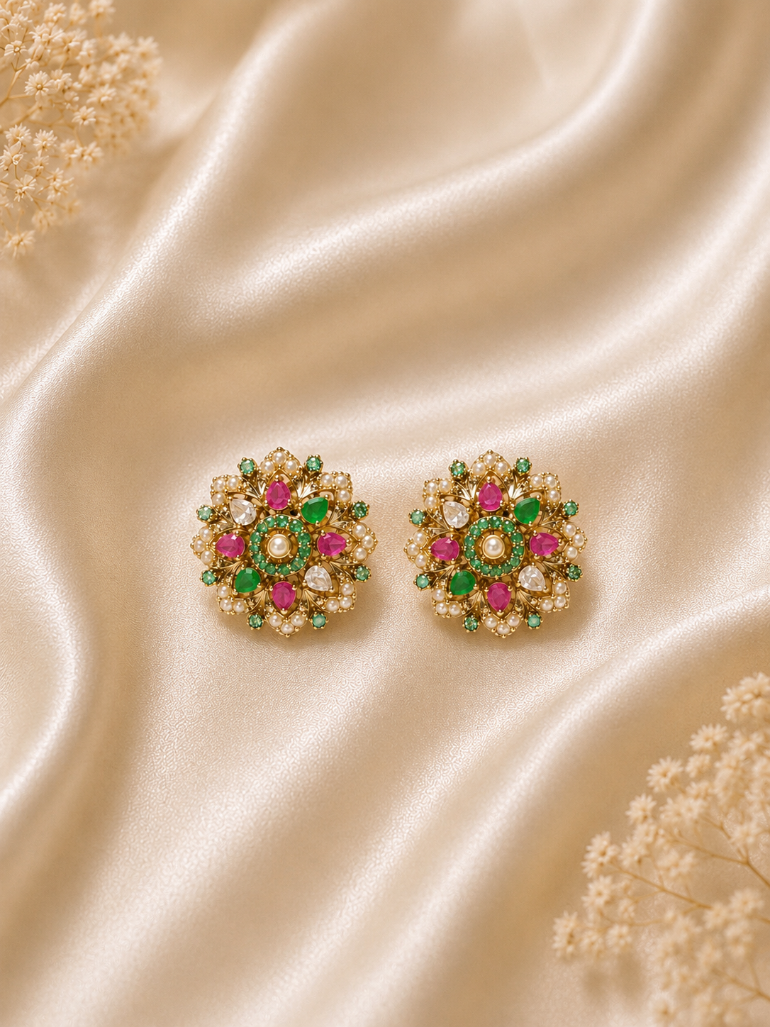 Floral AD Studs