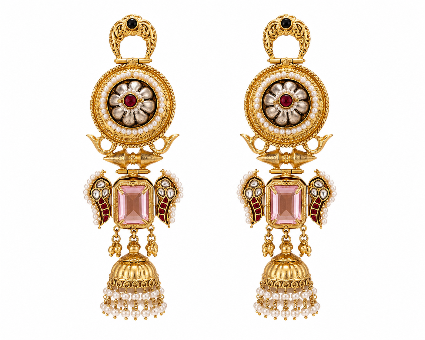Gulnaar Premium Kashmiri Earrings